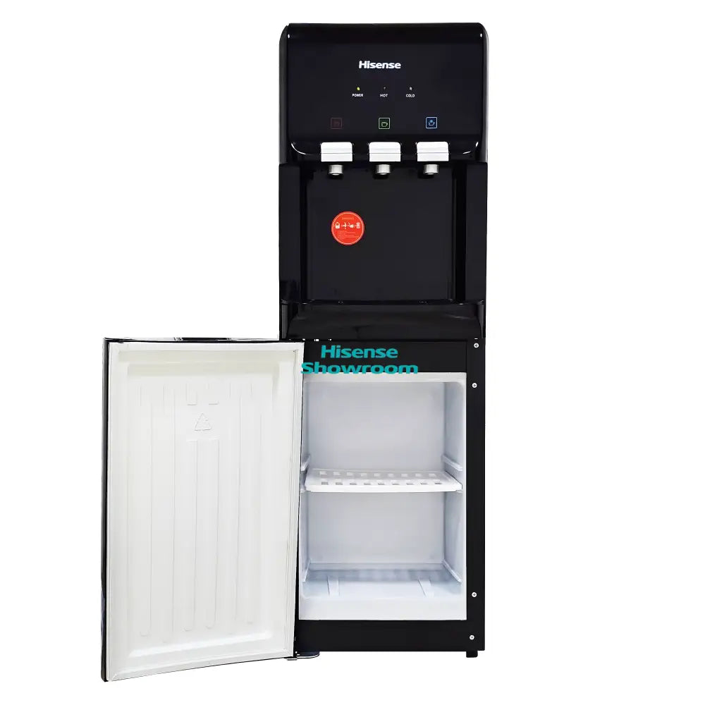 Hisense 6.5L Top Loading Water Dispenser with Cabinet | Black | Hot Normal & Cold | H96WDTB3S1