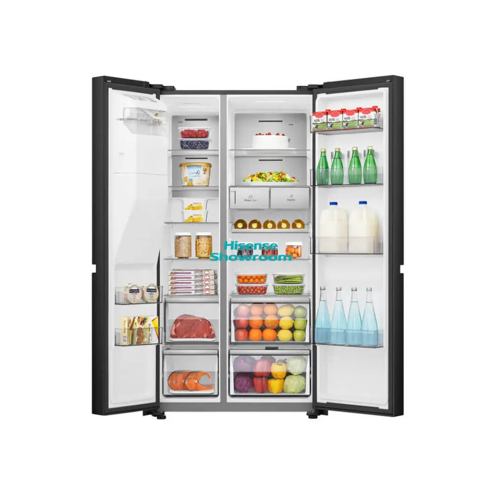 Hisense 601L Side by Side Fridge | No Frost | H780SB IDL