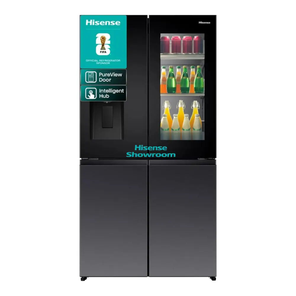 Hisense 617L Multi Door Fridge + Water & Ice Dispenser | Wi-Fi | RQ9P600GTL/RQ9P600GTBN