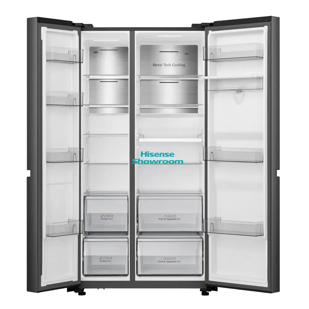 Hisense 637L Smart Side by Side Refrigerator + Water Dispenser | No Frost | H800SB WD