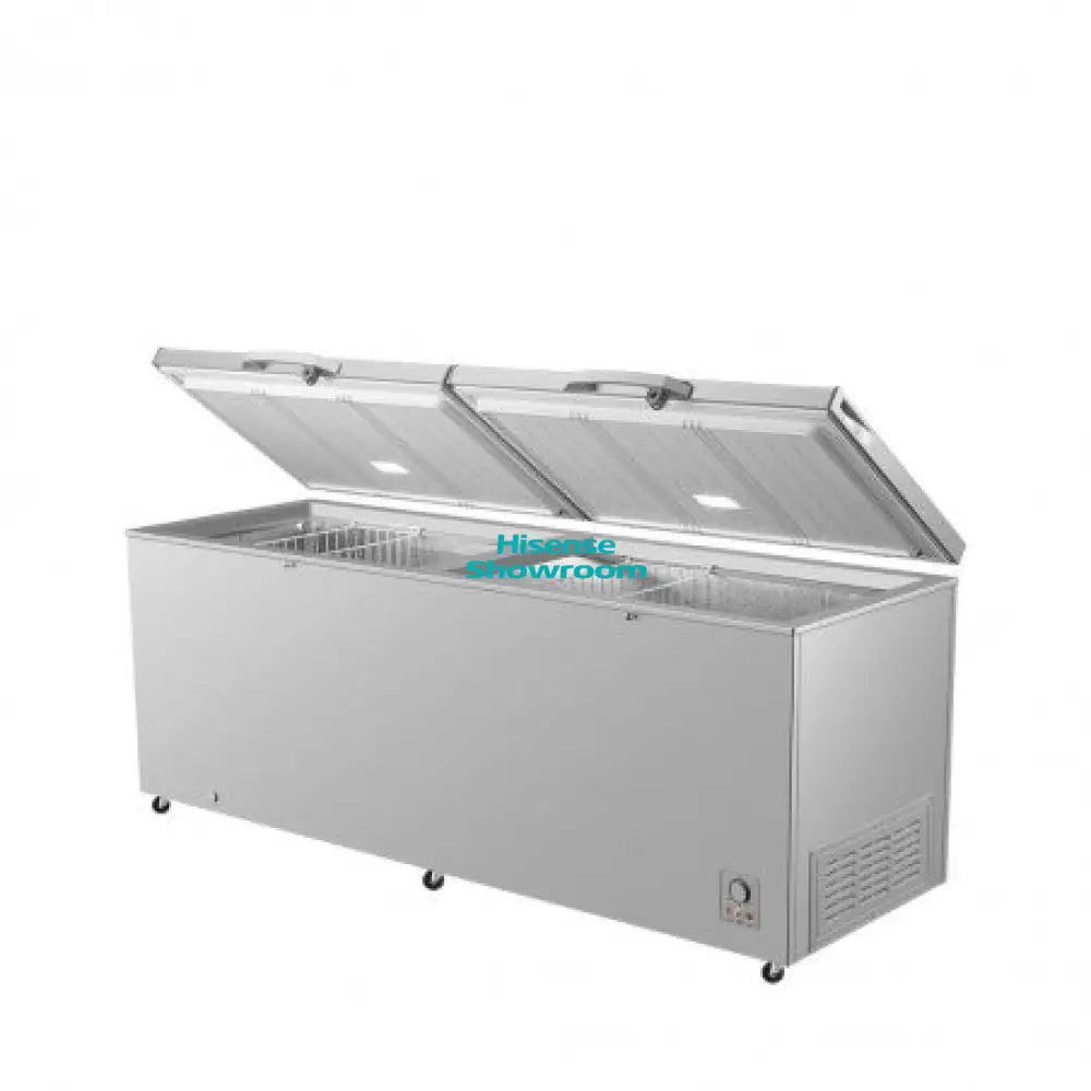 Hisense 700L Double Door Chest Freezer | Titanium Silver | H910CFS