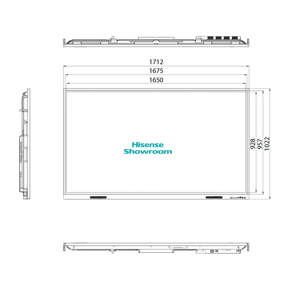 Hisense 75’’ Advanced Interactive Display Board | No Camera No Mic | HIDB | Android | UHD 4K | 75WE3FE