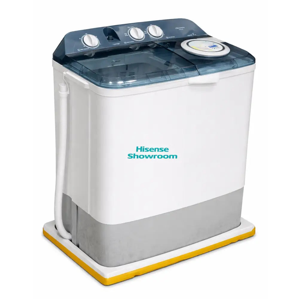 Hisense 8kg Semi Automatic (Manual) Top Load Washing Machine | Twin Tub | White | WSXL801