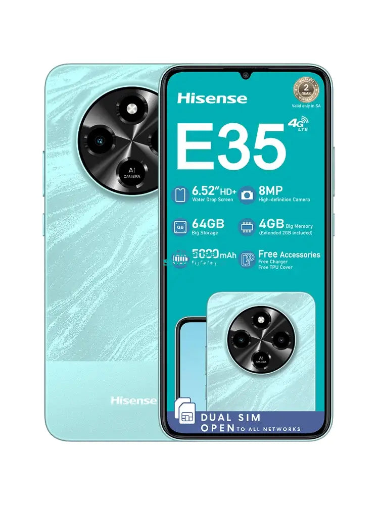 Hisense E35 Smartphone (Blue 64GB)