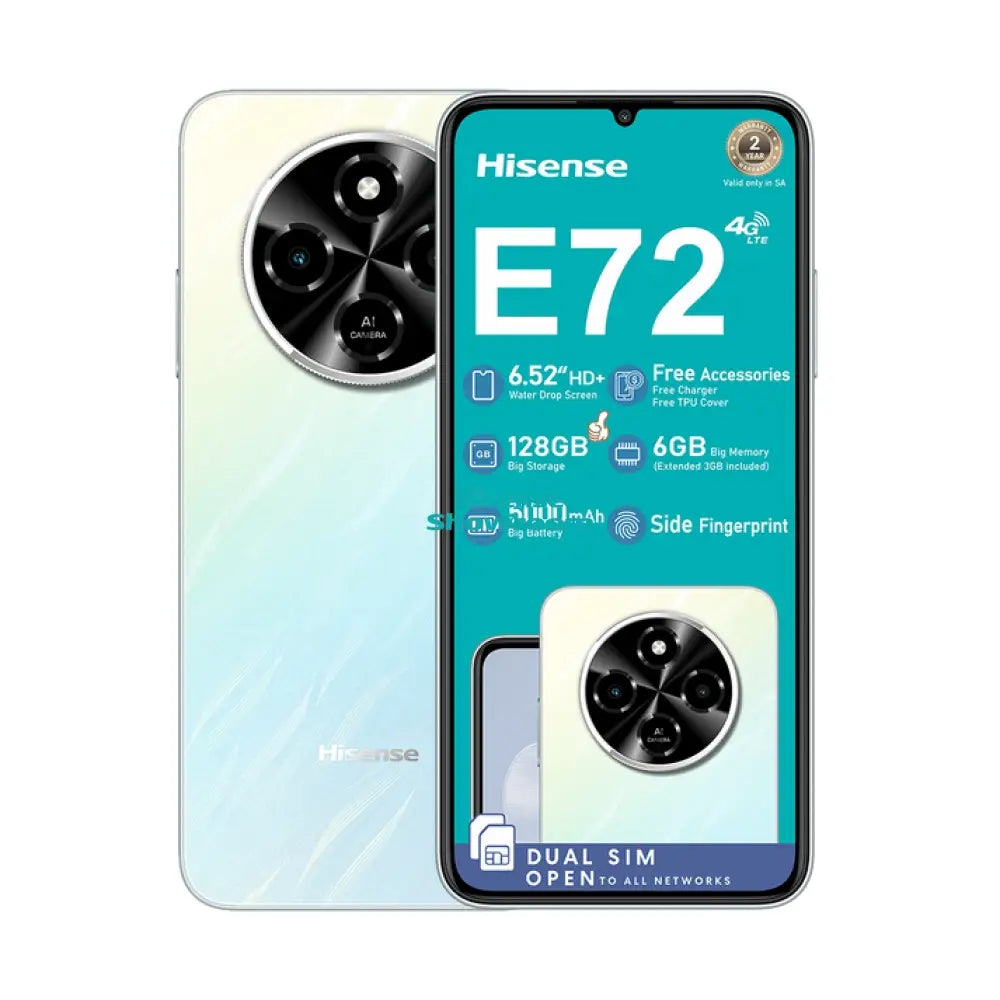 Hisense E72 Smartphone (Blue 128GB)