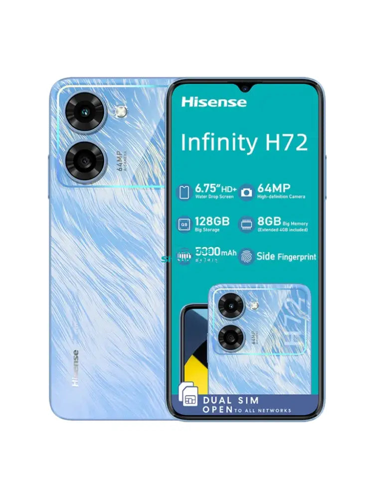 Hisense H72 Smartphone (Blue 128GB)