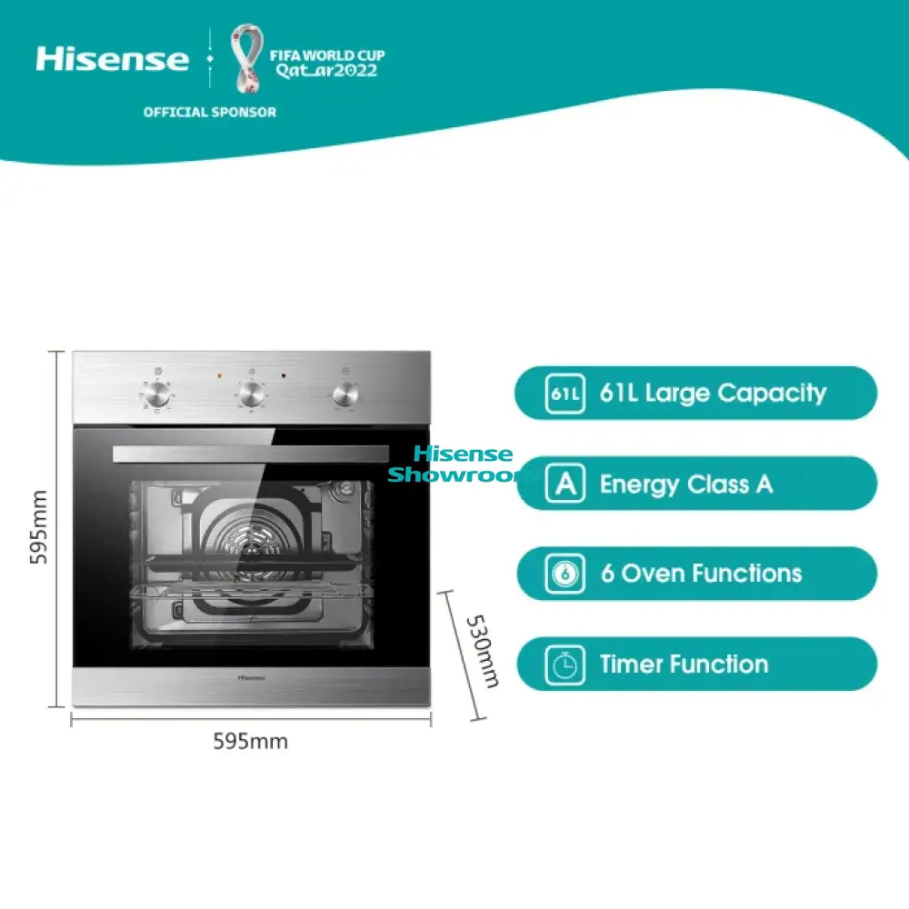 Hisense Stainless Steel Built In Oven | HBO60203