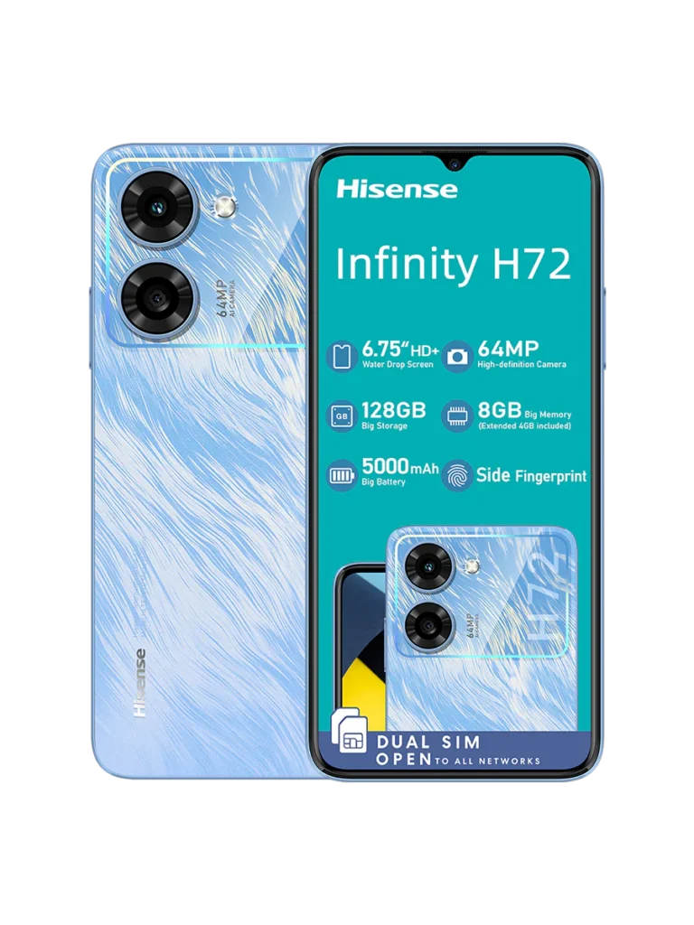 Hisense H72 Smartphone (Blue, 128GB)