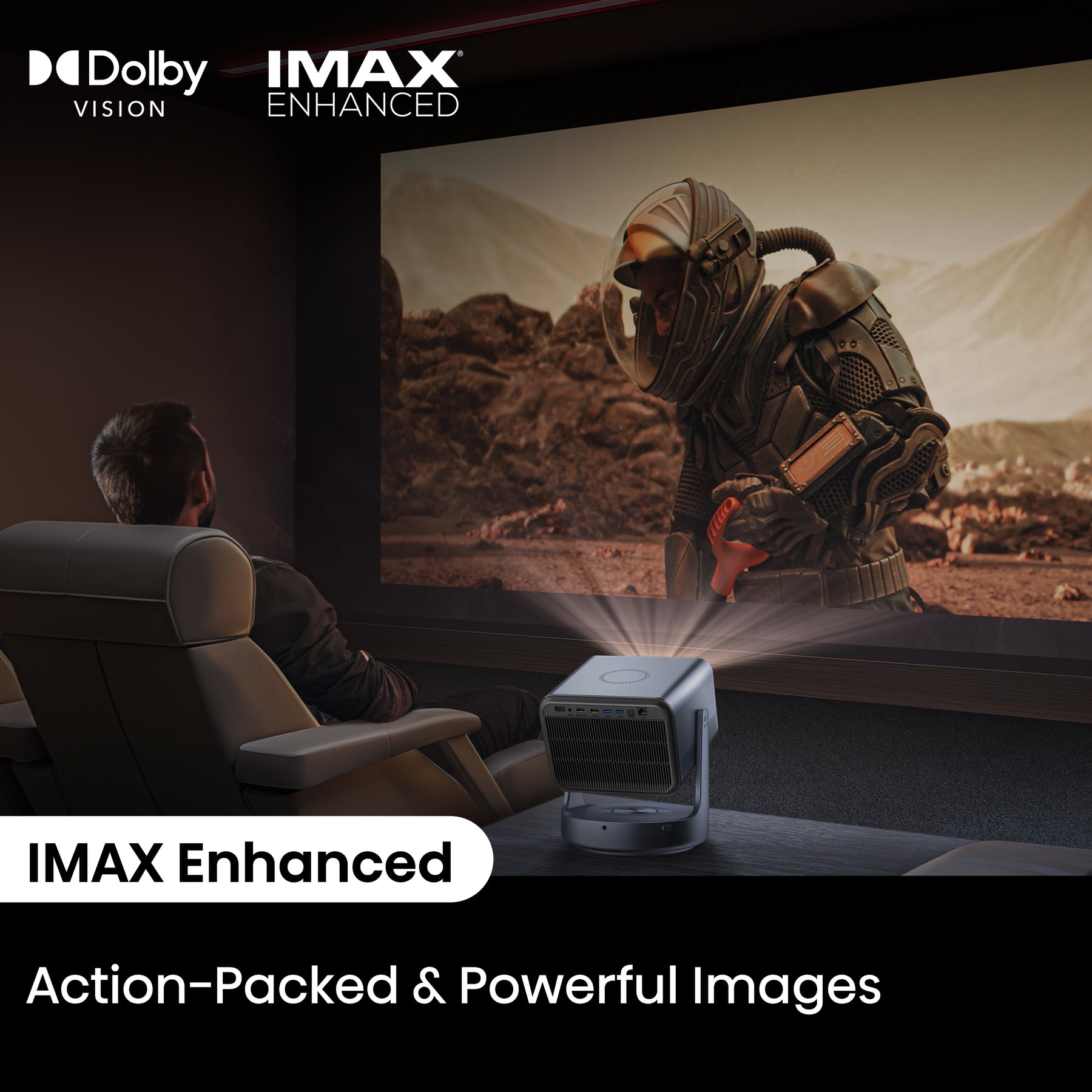 Hisense 65" upto 300" Smart 4K Mini Laser Projector | C2 Ultra