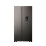 Hisense 508L No Frost Side By Side Fridge + Water Dispenser | Titanium Inox | H670SIT-WD