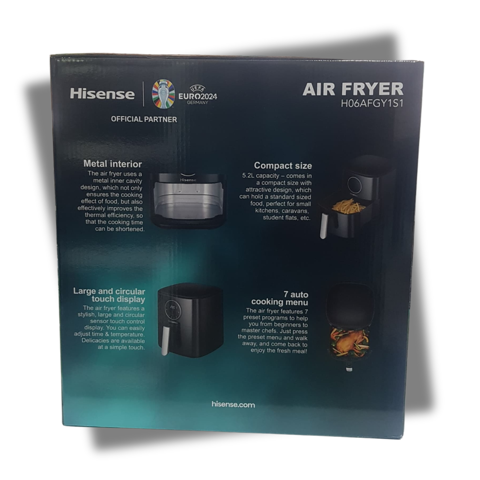 Hisense 5.2L Air Fryer | Black | H06AFGY1S1