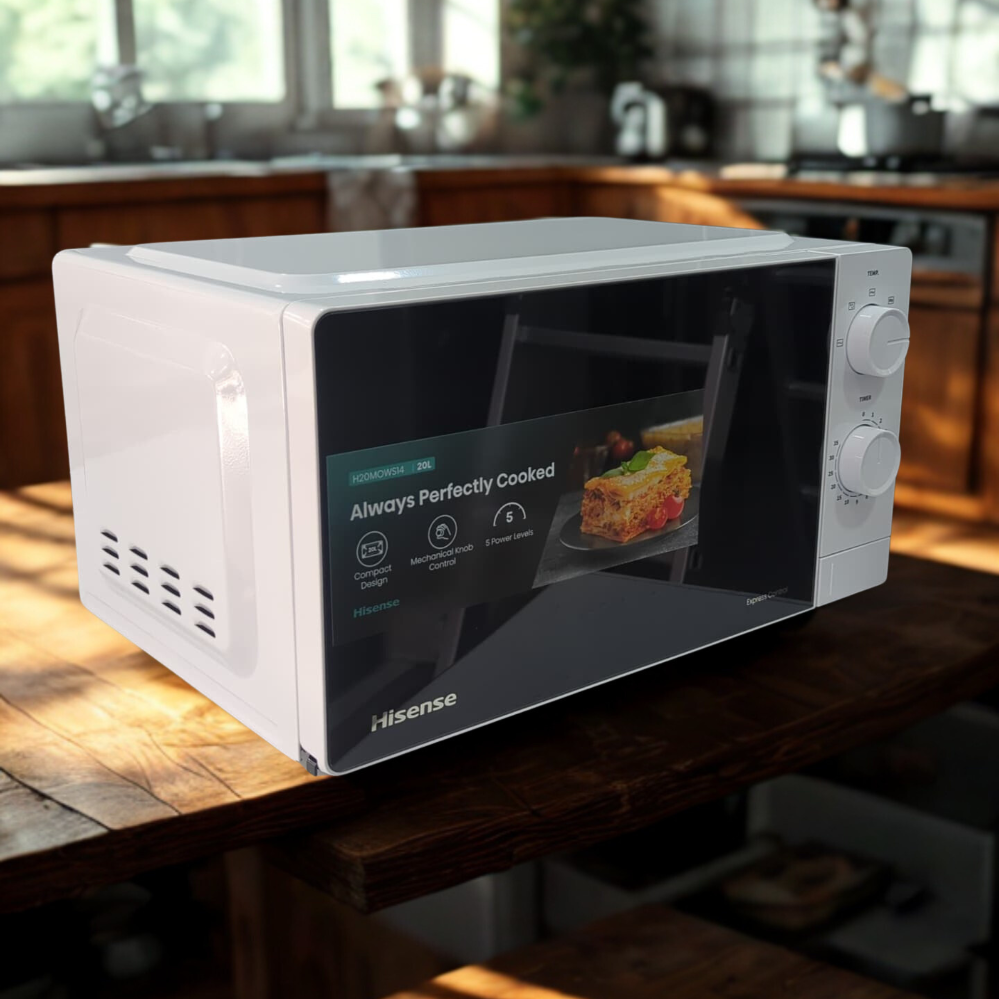 Hisense 20L Manual Microwave | White | H20MOWS14